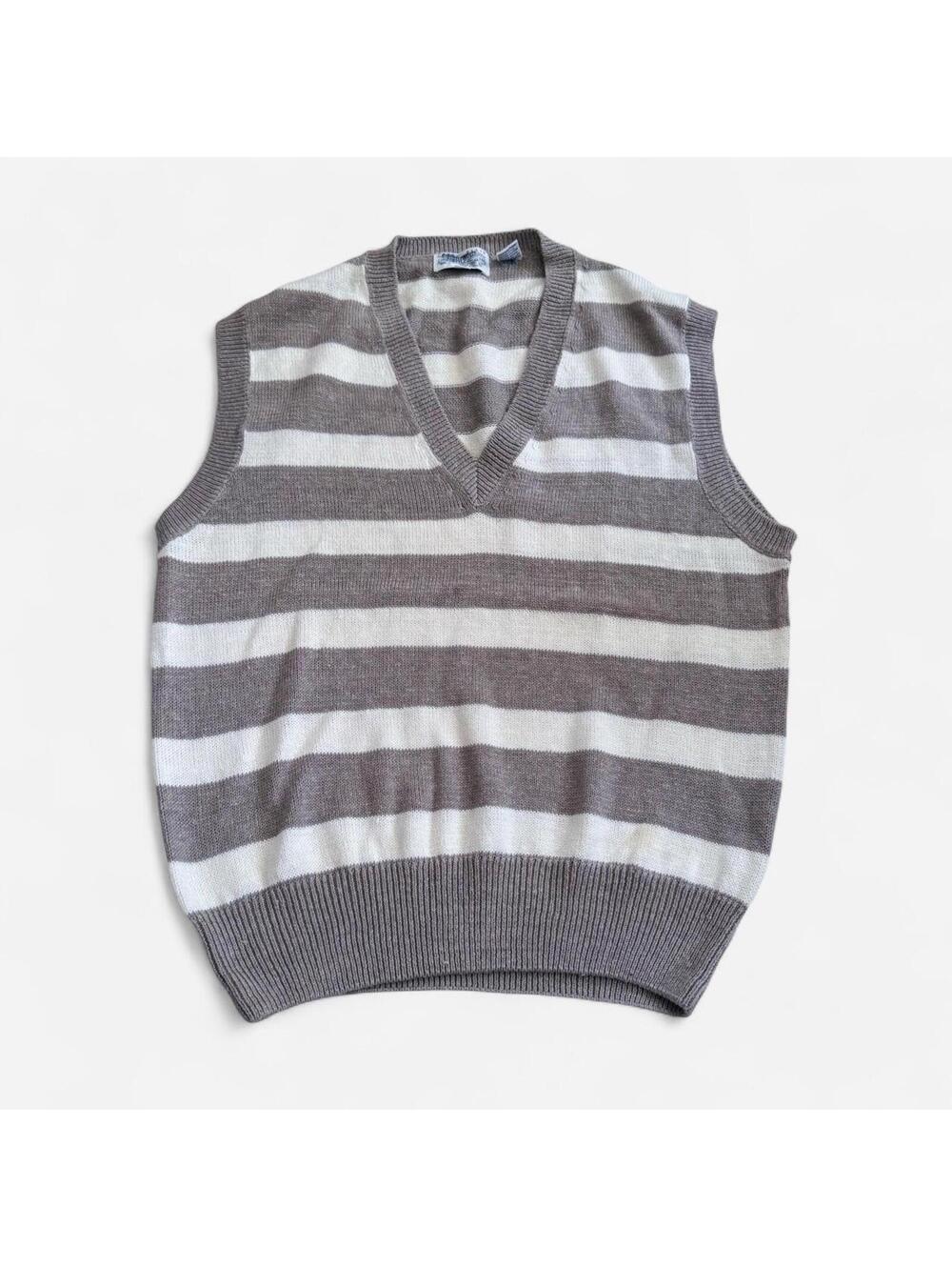 Vintage Grey Perry Ellis Sweater Vest